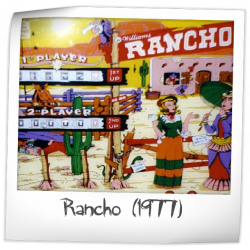 rancho pinball machine