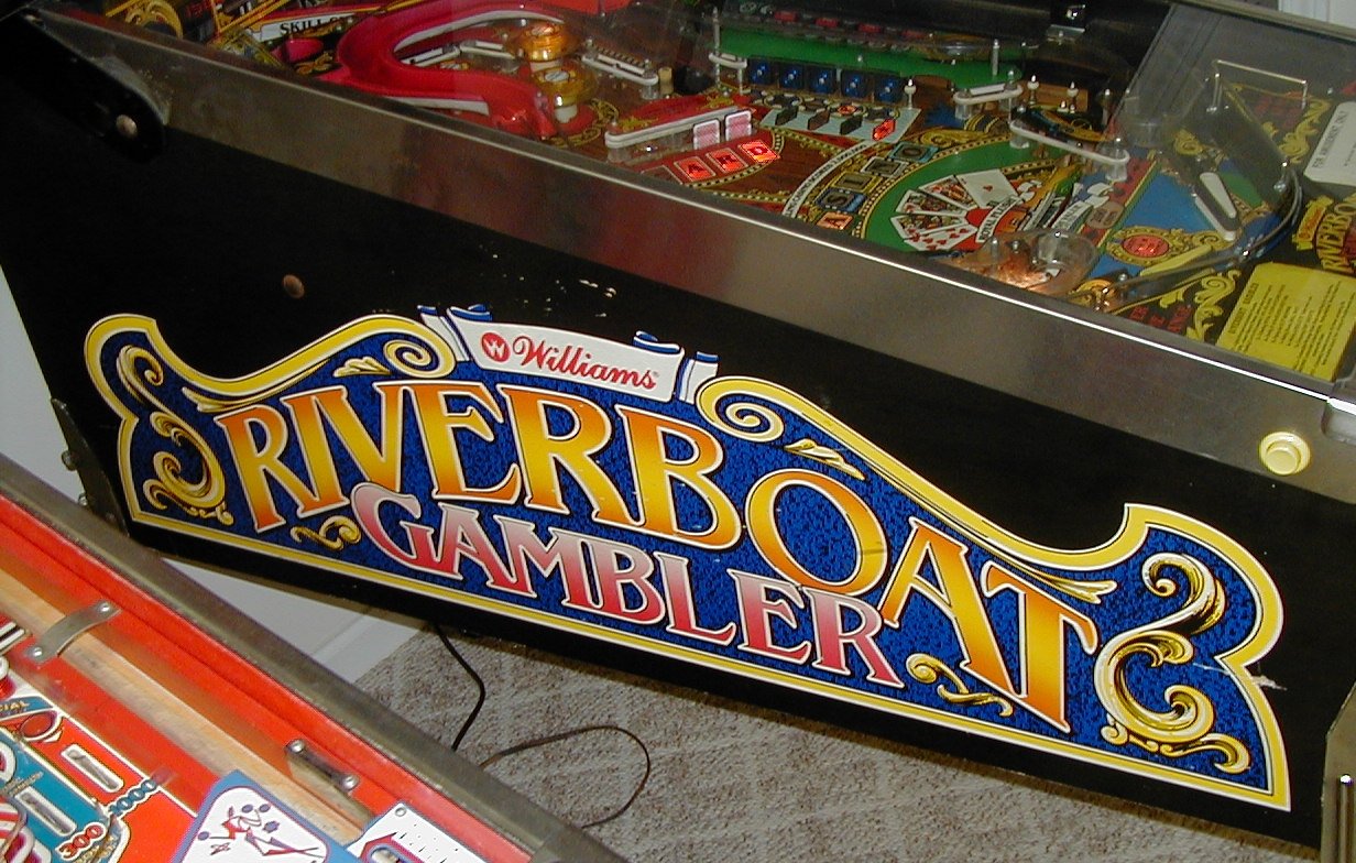 williams riverboat gambler pinball machine