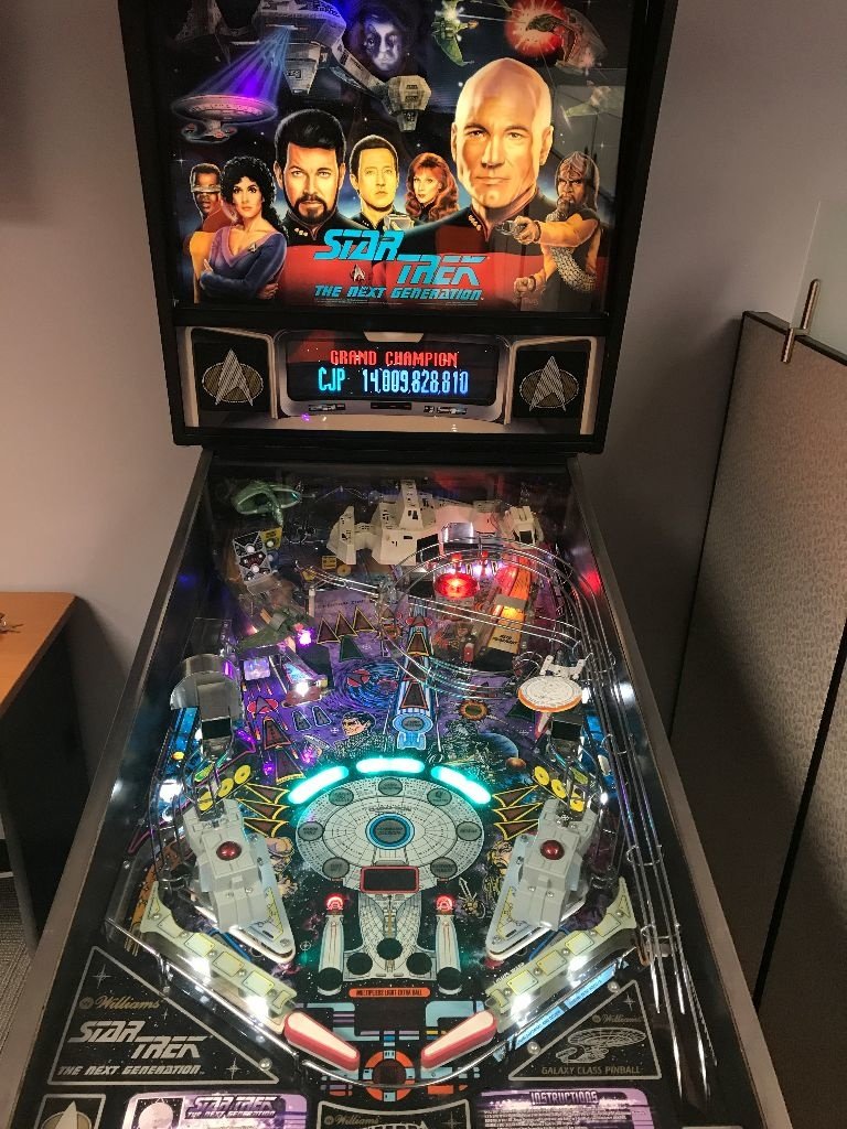 star trek pinball machine 1993
