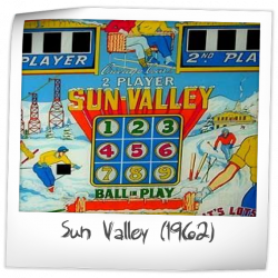 1962 Chicago Coin Sun Valley pinball super kit 