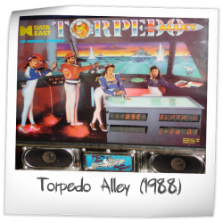 1988 Data East Torpedo Alley pinball super kit 