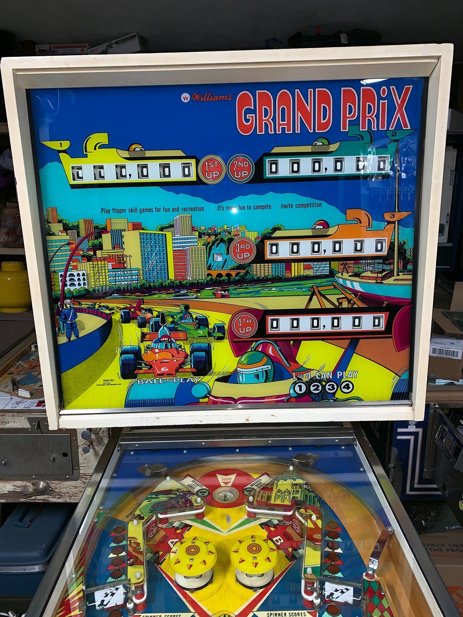 grand prix pinball machine value