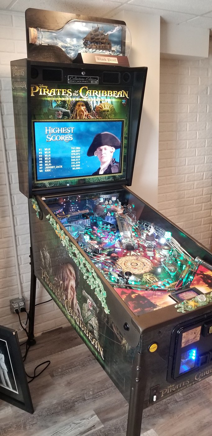 jersey jack pirates of the caribbean pinball for sale