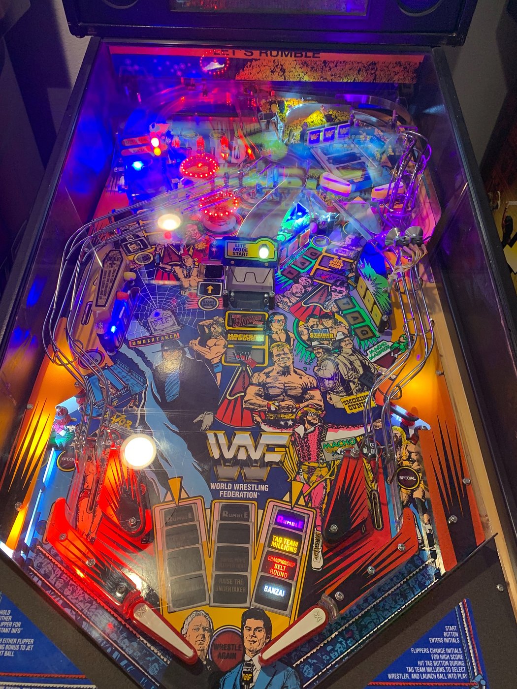 royal rumble pinball machine for sale