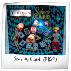 spin a card pinball machine for sale