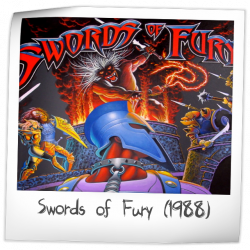1988 Williams Swords Of Fury Pinball Flyer