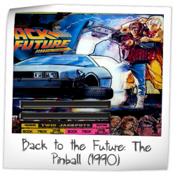 1990 Data East Back to the Future pinball super kit 