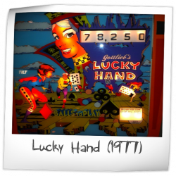 lucky hand pinball