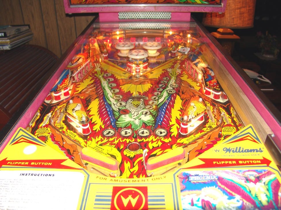 1978 williams phoenix pinball machine