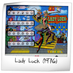 Lady Luck Pinball Machine (Recel, 1976) | Pinside Game Archive