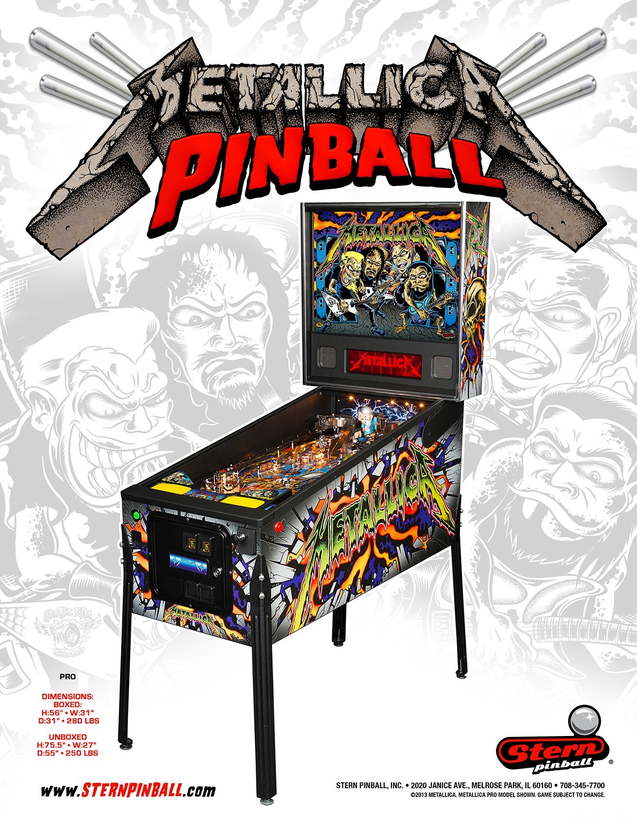 metallica pinball