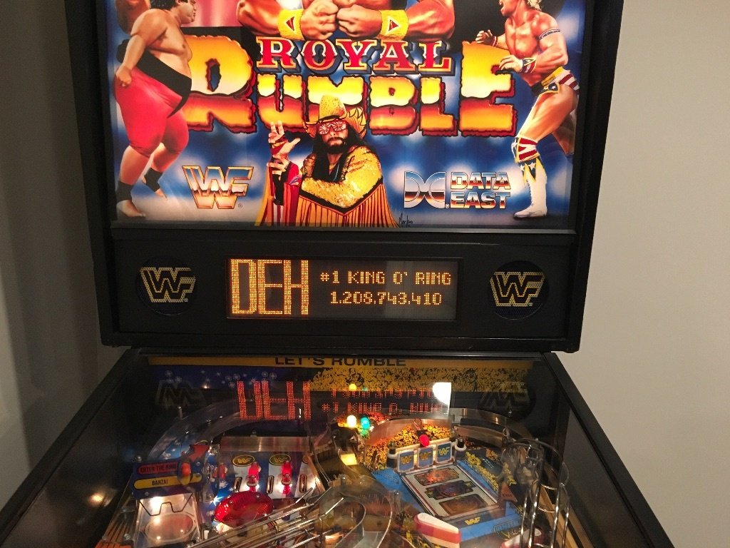 1994 Data East WWF Royal Rumble Pinball Machine Basic Rubber Ring Kit
